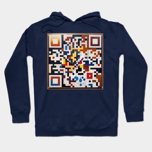 RickRoll QR Code Painting Hoodie